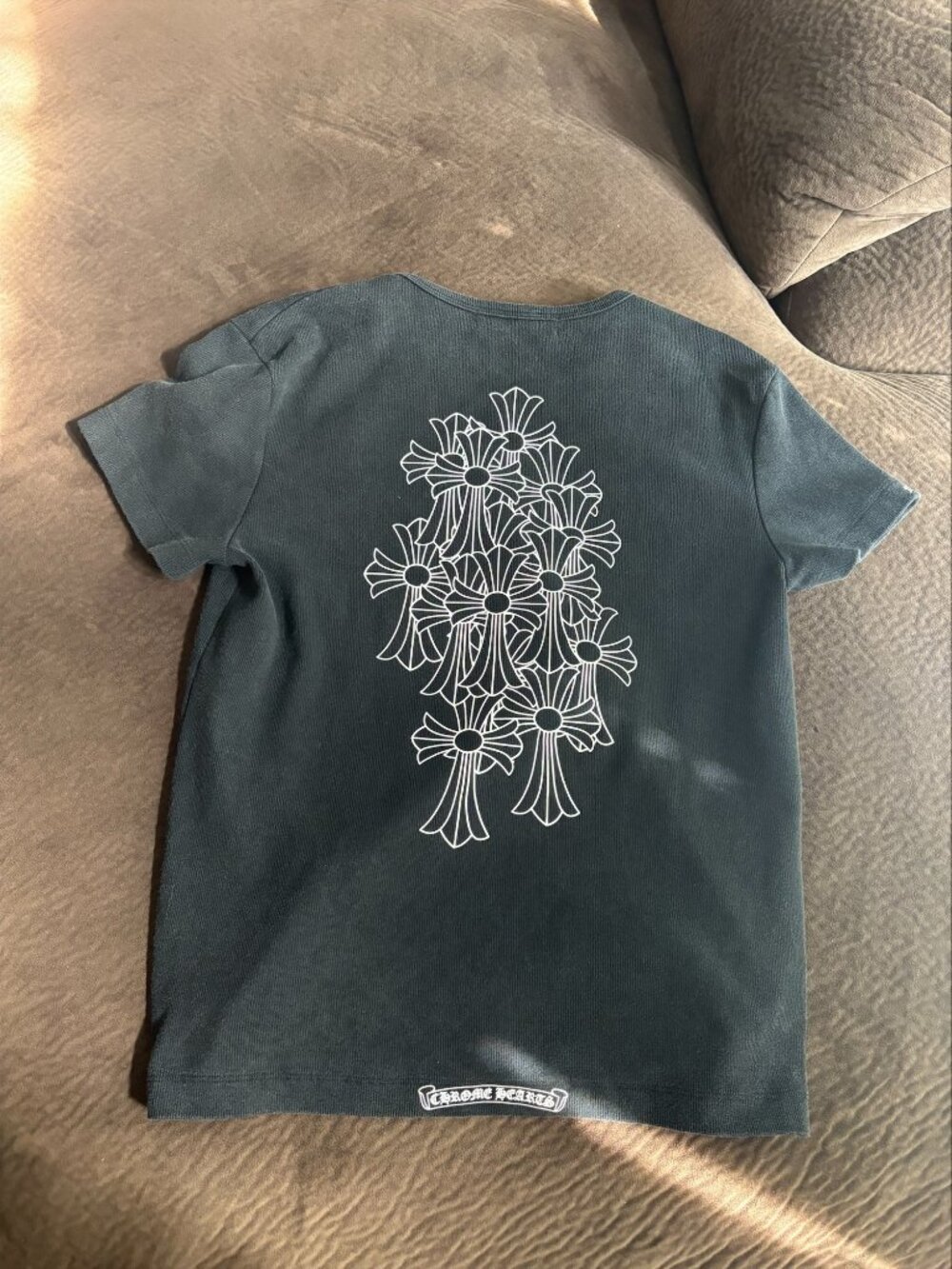 chrome hearts vintage cemetery short sleeve shirt